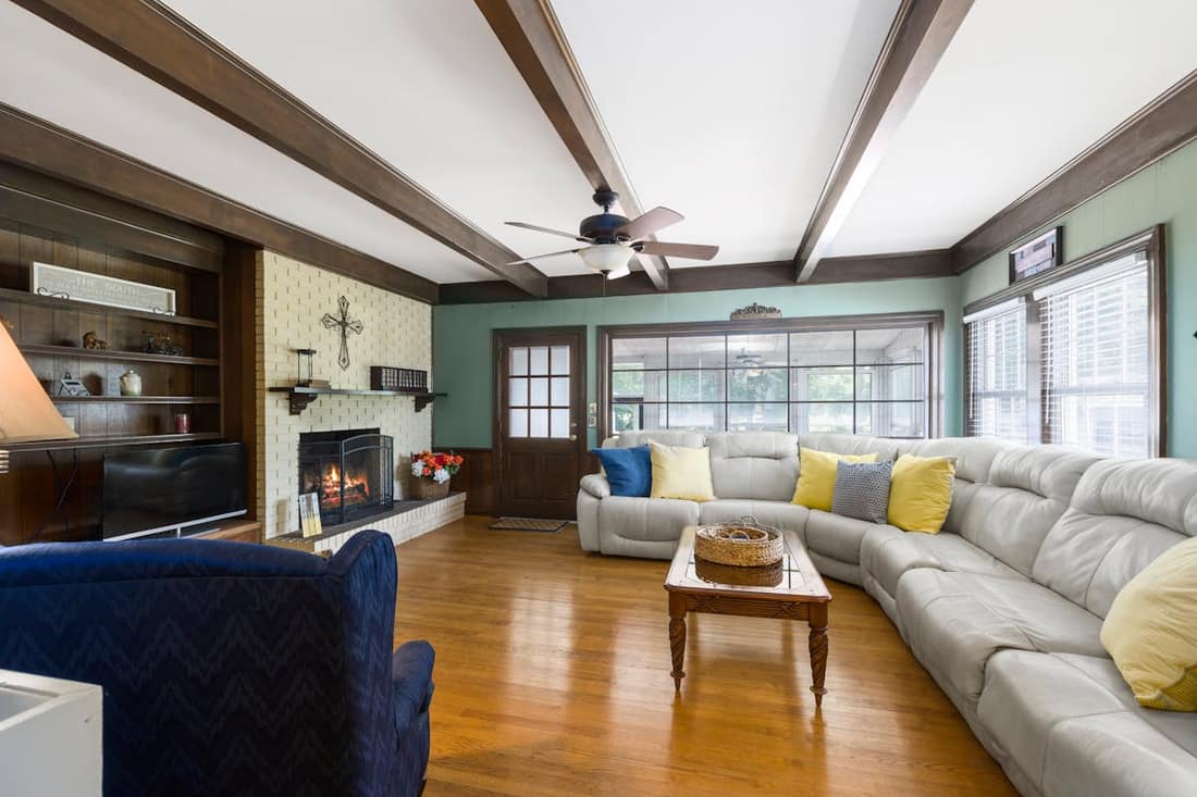Stainless chase-cover and gas fireplace service on an Apollo Beach canal home, FL